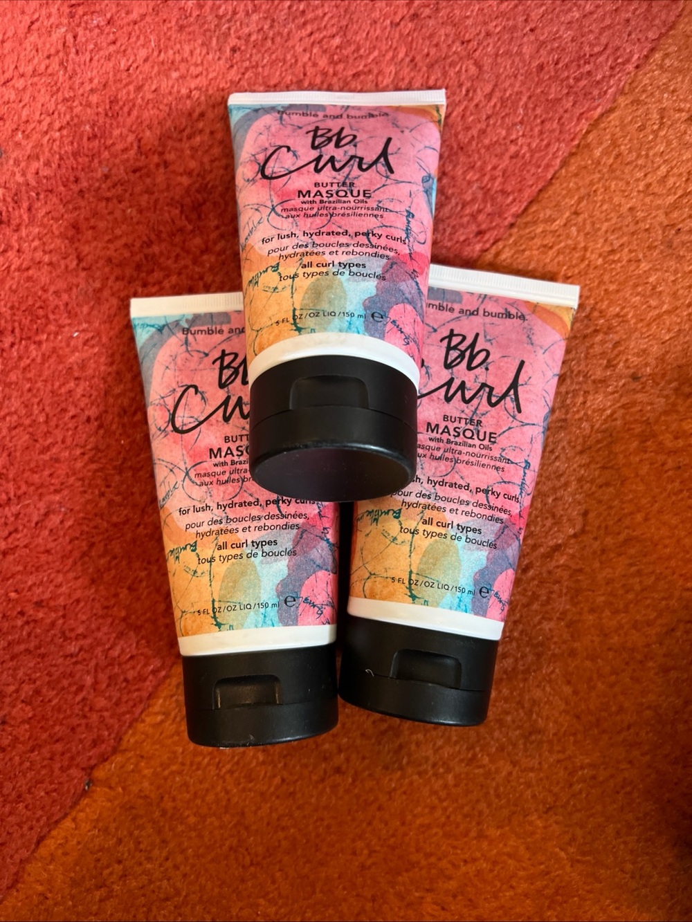 Bumble and bumble Curl Butter Masque - Pink, Orange, Yellow Tube Trio